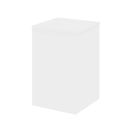 Onix Накладка угловая высокая внешняя левая O.R-NU.V.VNE (L) Белый бриллиант 432*432*674 - Фото предпросмотра