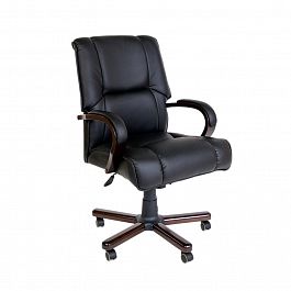 Chair B / Кресло Chair B Chair B 64x67x110 чёрный / тёмный орех - Фото предпросмотра