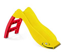 Игровая горка Sheffilton KIDS Дельфин 307 желтый/красный - Фото предпросмотра