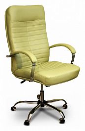 Кресло компьютерное Орман КВ-08, желтое - Фото предпросмотра