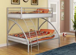 Двухъярусная кровать "Виньола-2" серый - Фото предпросмотра