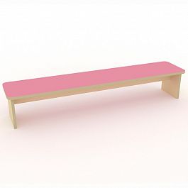 Детская скамья 110 см розовый - Фото предпросмотра