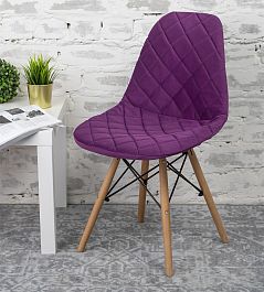 Чехол Е06 на стул Eames, фиолетовый - Фото предпросмотра