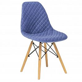 Чехол Е07 на стул Eames, синий - Фото предпросмотра