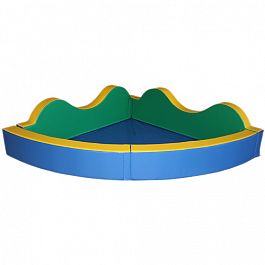 Сухой бассейн с фигурными стенками - Фото предпросмотра