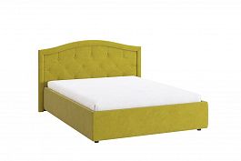 Кровать с основанием Верона 2 140х200 см ZO.KM1.4-01.2.2075 янтарь (велюр) - Фото предпросмотра