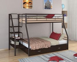 Двухъярусная кровать "Толедо-1Я" коричневый - Фото предпросмотра
