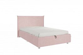 Кровать с подъемным механизмом Квест 120х200 см ZP.KM1.2-03.2172 нежно-розовый (велюр) - Фото предпросмотра