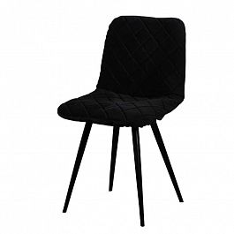Чехол на стул со спинкой CHILLY, черный - Фото предпросмотра