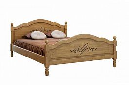 Кровать "Лама 140" сосна - Фото предпросмотра