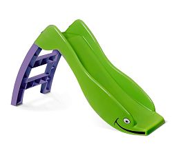 Игровая горка Sheffilton KIDS  Дельфин 307 зеленый/фиолетовый - Фото предпросмотра