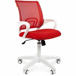Кресло CHAIRMAN 696 white red - Фото предпросмотра