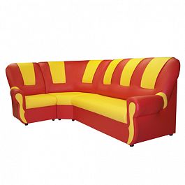 «Вита» "Комплект угловой мебели" Красно-желтый - Фото предпросмотра