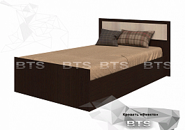 "Фиеста" кровать 1,2м LIGHT (1350х750х2032) (венге/лоредо) - Фото предпросмотра