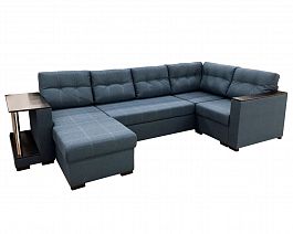 П- образный модульный диван "Карелия-Люкс" со столом - Фото предпросмотра