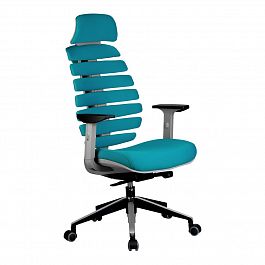 Кресло "Riva Chair" Shark лазурный - Фото предпросмотра