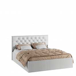 Спальня Модена корпус кровати МКР-1 (1,6м) ясень анкор светлый - Фото предпросмотра