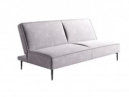 Este диван-кровать трехместный, прямой, без подлокотников, бархат 04 - Фото предпросмотра