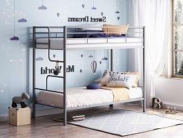 Двухъярусная кровать "Севилья-4" серый - Фото предпросмотра
