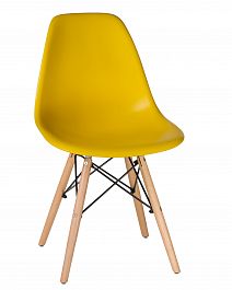 Стул обеденный LMZL-PP623 (ножки светлый бук, цвет сиденья жёлтый) (LMZL-PP623) - Фото предпросмотра