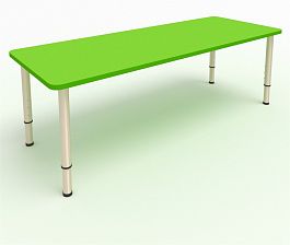 Детский стол 2-х местный 1100*550*400…580 зеленый - Фото предпросмотра