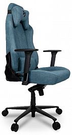 Кресло игровое Vernazza Soft Fabric голубое - Фото предпросмотра
