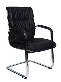 Кресло офисное / Lion CF / черная экокожа - Фото предпросмотра