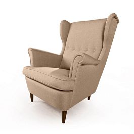 Кресло Redford, рогожка бежевый - Фото предпросмотра