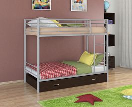 Двухъярусная кровать "Севилья-3Я" серый - Фото предпросмотра