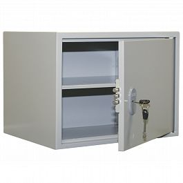 Шкаф металлический для документов AIKO "SL-32" светло-серый, 320х420х350 мм, 9 кг - Фото предпросмотра
