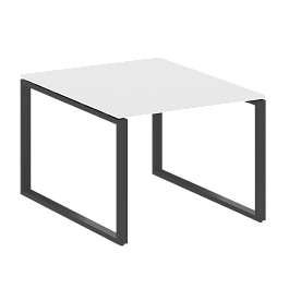 Metal System Перег. стол (1 столешница) на О-образном м/к БО.ПРГ-1.1 Белый/Антрацит металл 1000*1235*750 - Фото предпросмотра