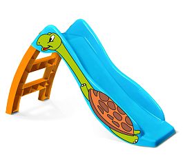 Игровая горка Sheffilton KIDS Черепаха голубой/оранжевый - Фото предпросмотра