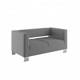 Двухместный диван Horizon 160x80x73 серый - Фото предпросмотра
