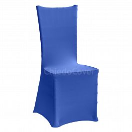 Чехол 01 на стул Кьявари, синий - Фото предпросмотра