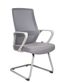 Кресло офисное / Pino grey CF / серый пластик / серая ткань / серая ткань - Фото предпросмотра
