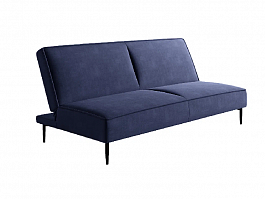 Este диван-кровать трехместный, прямой, без подлокотников, бархат 81 - Фото предпросмотра