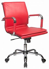 Кресло руководителя "CH-993-LOW" red - Фото предпросмотра