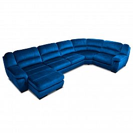 Угловой диван "Дуглас" кожа - Фото предпросмотра