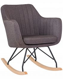 Кресло-качалка DOBRIN KIARA (серая ткань (LAR-106D-26)) (LM-3257R) - Фото предпросмотра