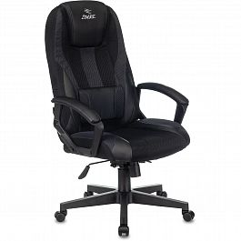 Кресло компьютерное ZOMBIE-9/BLACK, подушка, экокожа/ткань, черное, 1583706 - Фото предпросмотра