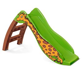 Игровая горка Sheffilton KIDS Жирафик зеленый/коричневый - Фото предпросмотра