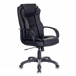 Кресло офисное CH-839/BLACK, экокожа, черное - Фото предпросмотра