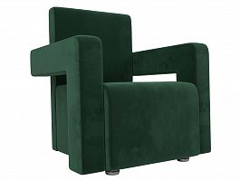 Кресло Рамос (полностью велюр зеленый) - Фото предпросмотра