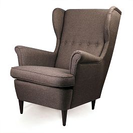 Кресло Redford, рогожка коричневый - Фото предпросмотра