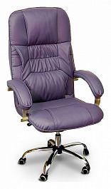 Кресло для руководителя Бридж КВ-14-131112 фиолетовое - Фото предпросмотра
