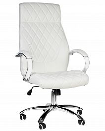 Офисное кресло для руководителей DOBRIN BENJAMIN (белый) - Фото предпросмотра