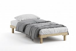 Кровать - подиум деревянная Канапе 900*2000, береза, цвет натуральный - Фото предпросмотра