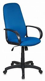 Кресло руководителя Бюрократ Ch-808AXSN синий TW-10 крестовина пластик "Компьютерные кресла" ТО-002159002596 синий - Фото предпросмотра