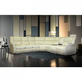 Угловой диван "Эконика 3" 3+2 с баром - Фото предпросмотра