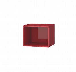 Прихожая Милан куб (362х466х350) акрил бордо - Фото предпросмотра